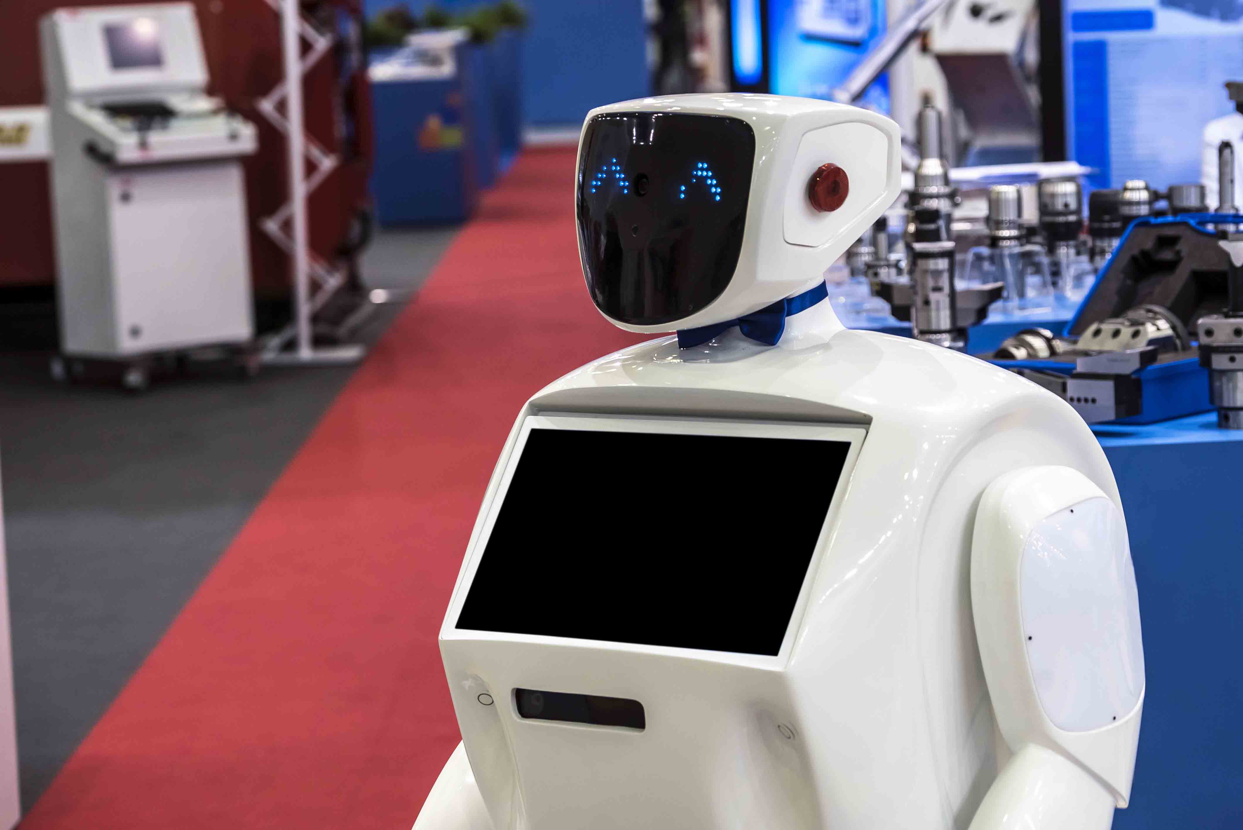 Image of our mouseum's very own intelligent and friendly robot, Rob, who can be found at our Robotics and AI exhibition space